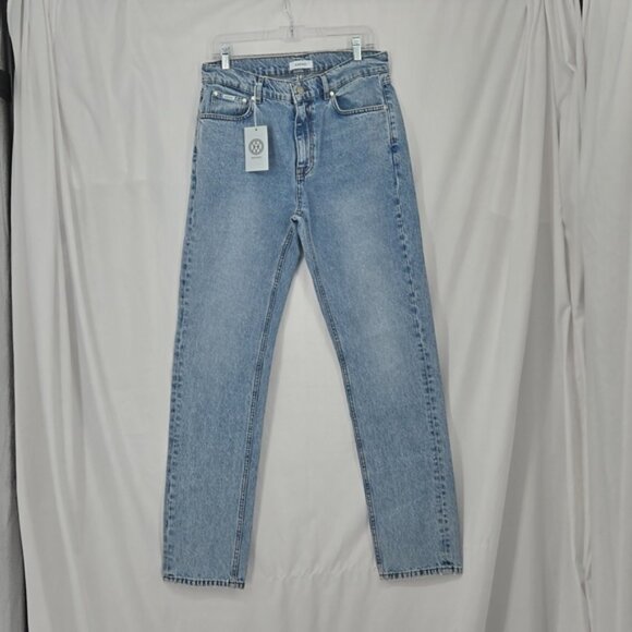 Amendi Rosie - Light Me Up High Rise Cotton Denim Stone Washed W32 L32 - Picture 3 of 16